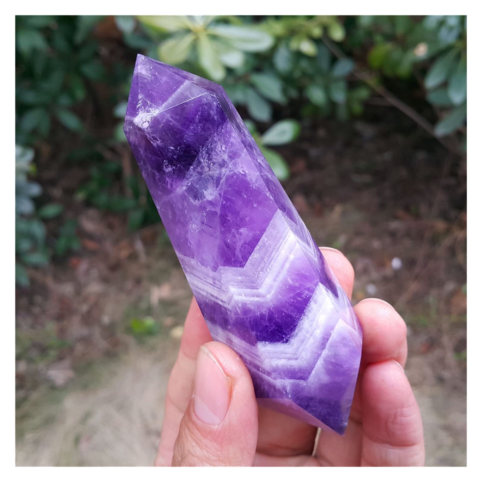 LABDIP home decoration Crystal quartz Double Arrow wand points Beautiful Natural Violet dream amethyst wand point Full of texture