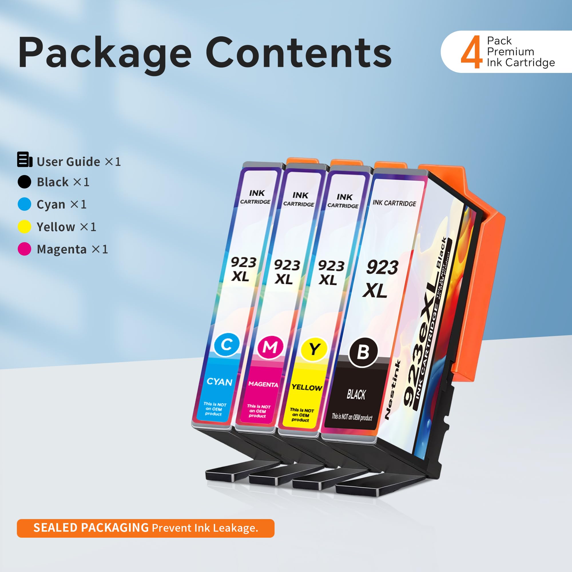 Amazon.com: Nestink 923 XL High Yield Ink Cartridges Combo Pack