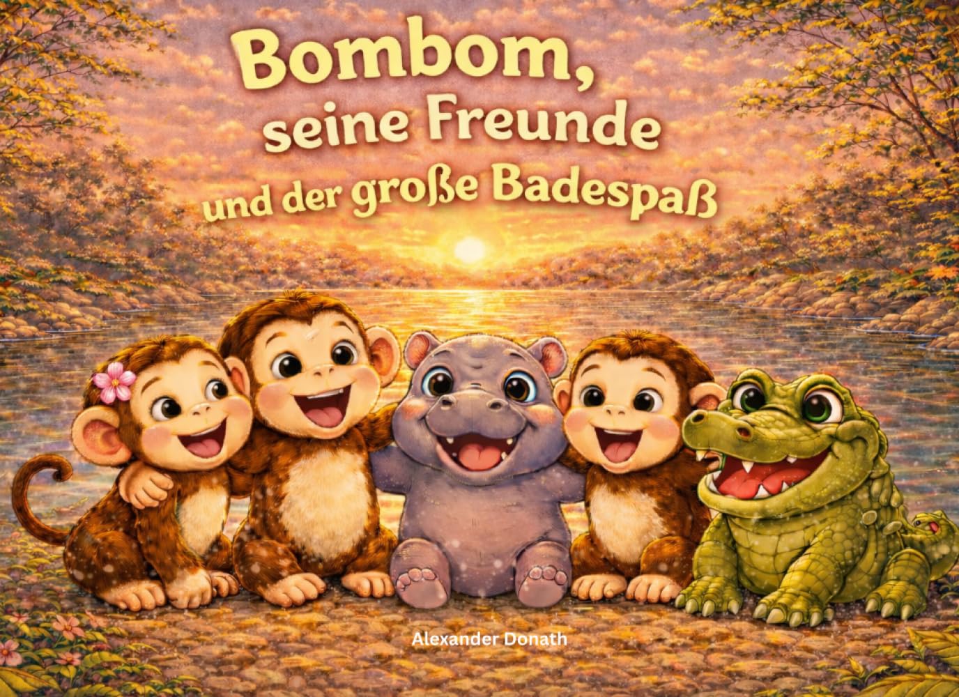 Bombom, seine Freunde und der große Badespaß: Kinderbuch für Kinder ab 3 4 5 Jahren