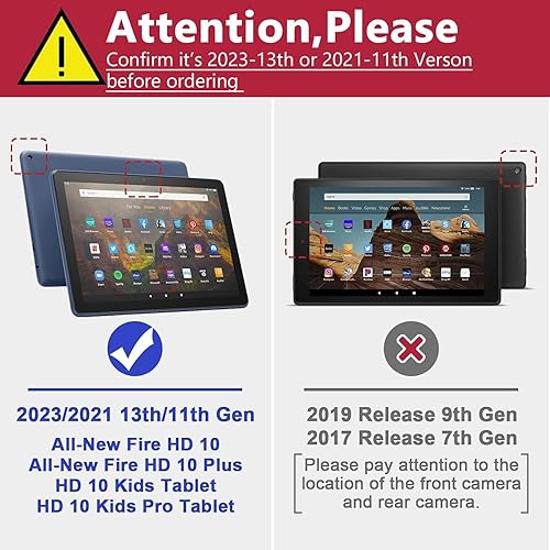 Miniatura 2 de Grifobes (para 1311 generación 20232021) Tablet 1010 Plus, Tablet 10 KidsKids Pro, 3 en 1, funda protectora resistente a prueba de golpes con