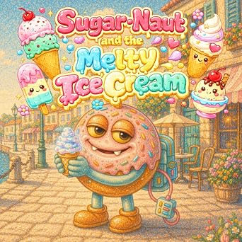 Sugar-Naut and the Melty Ice Cream A Sweet Summer Picture Book About Ice Cream, Little Messes, and Happy Discoveries sugarnaut english edition