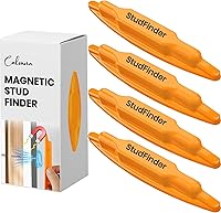 Calvana 4-Pack Magnetic Stud Finder Wall Scanner - Battery-Free Drywall Stud Detector, No Calibration, Wall-Safe Magnet Tool
