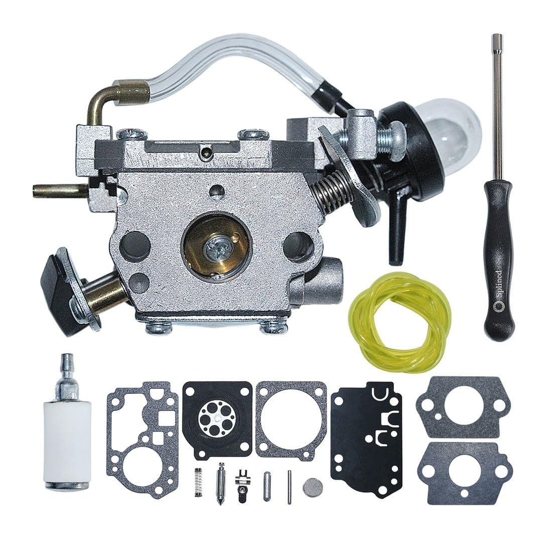 Outil réglage carburateur 530095646 et kit réparation tuyau essence de rechange