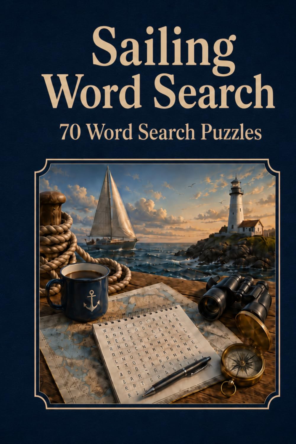 Sailing Word Search70 Word Search Puzzles: | 6x9 Inches, 140 Pages | 70 Eord search Puzzles | Solutions Included|