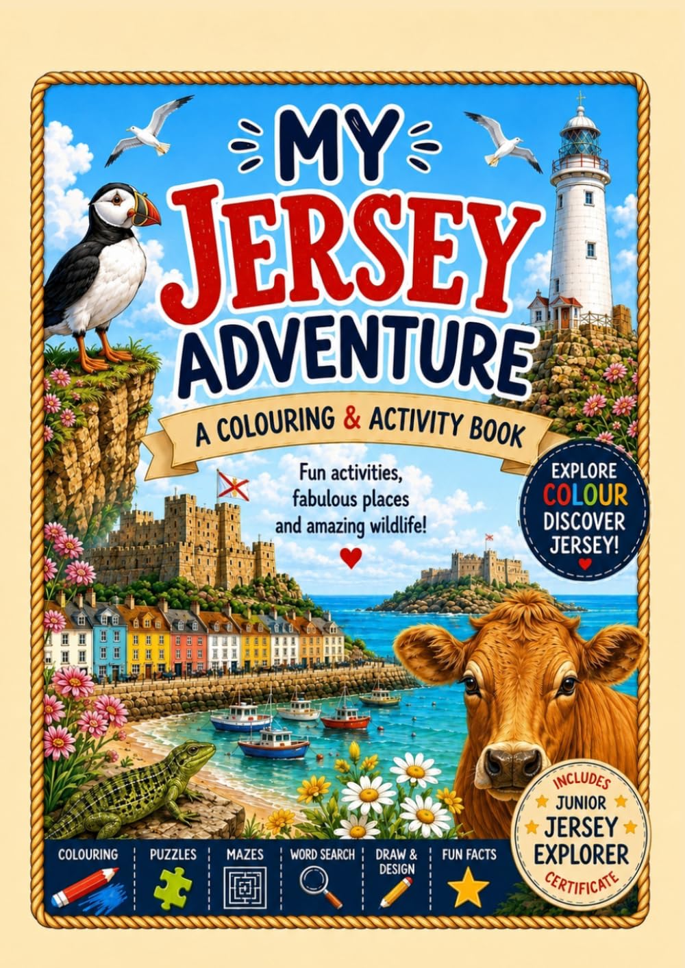 My Jersey Adventure: A Colouring & Activity Book