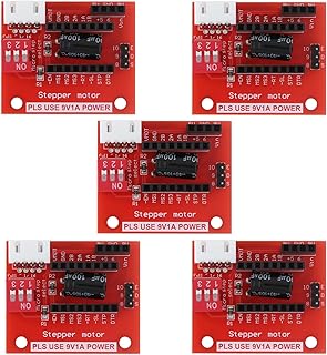 DiGiYes A4988 DRV8825 Stepper Motor Driver Control Extension Shield Board for 3D Printer, Step Motor Extension Module