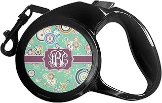 Colored Circles Retractable Dog Leash - Small (Personalized)