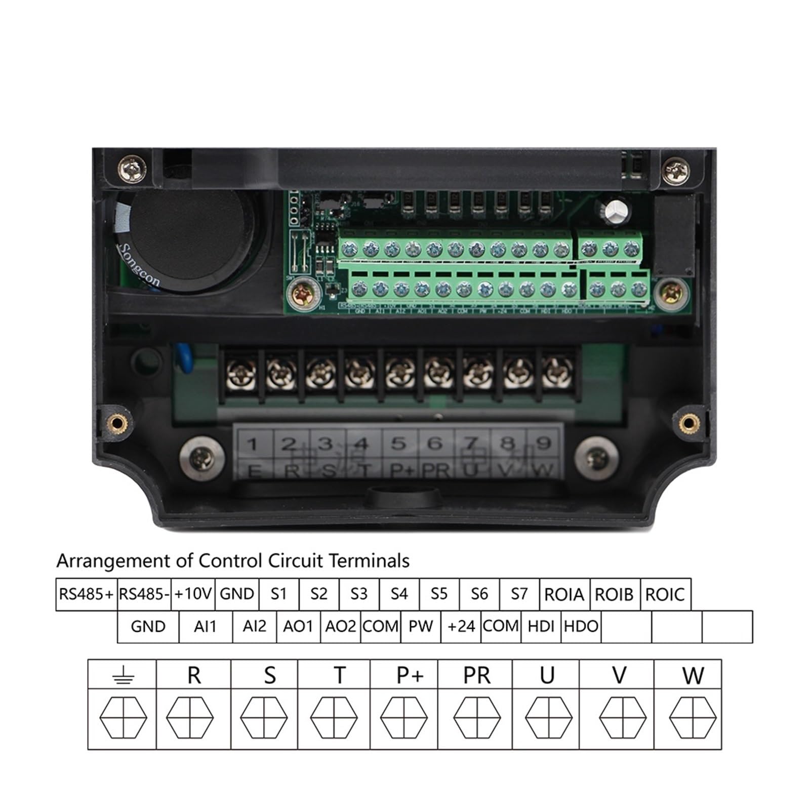 5, kW napęd o zmiennej częstotliwości 220 V/380 V regulator prędkości silnika wrzecionowego 0-400 Hz