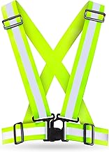 Avana Reflective Vest Reflective Safety Vest Adjustable High Visibility Jogging Cycling Hiking Running Motorcycle for Adults and Teenagers