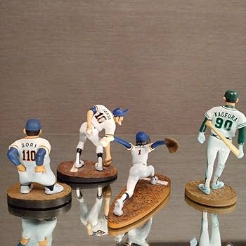 Amazon.co.jp: 水島新司アニメ 野球狂の詩 フィギュア4体