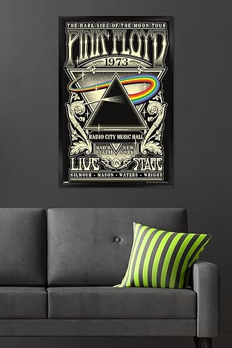 Miniatura 6 de Trends International Pink Floyd - Póster de pared de The Dark Side Of The Moon Tour 1973, 34 pulgadas de largo x 22.4 pulgadas de ancho, versión