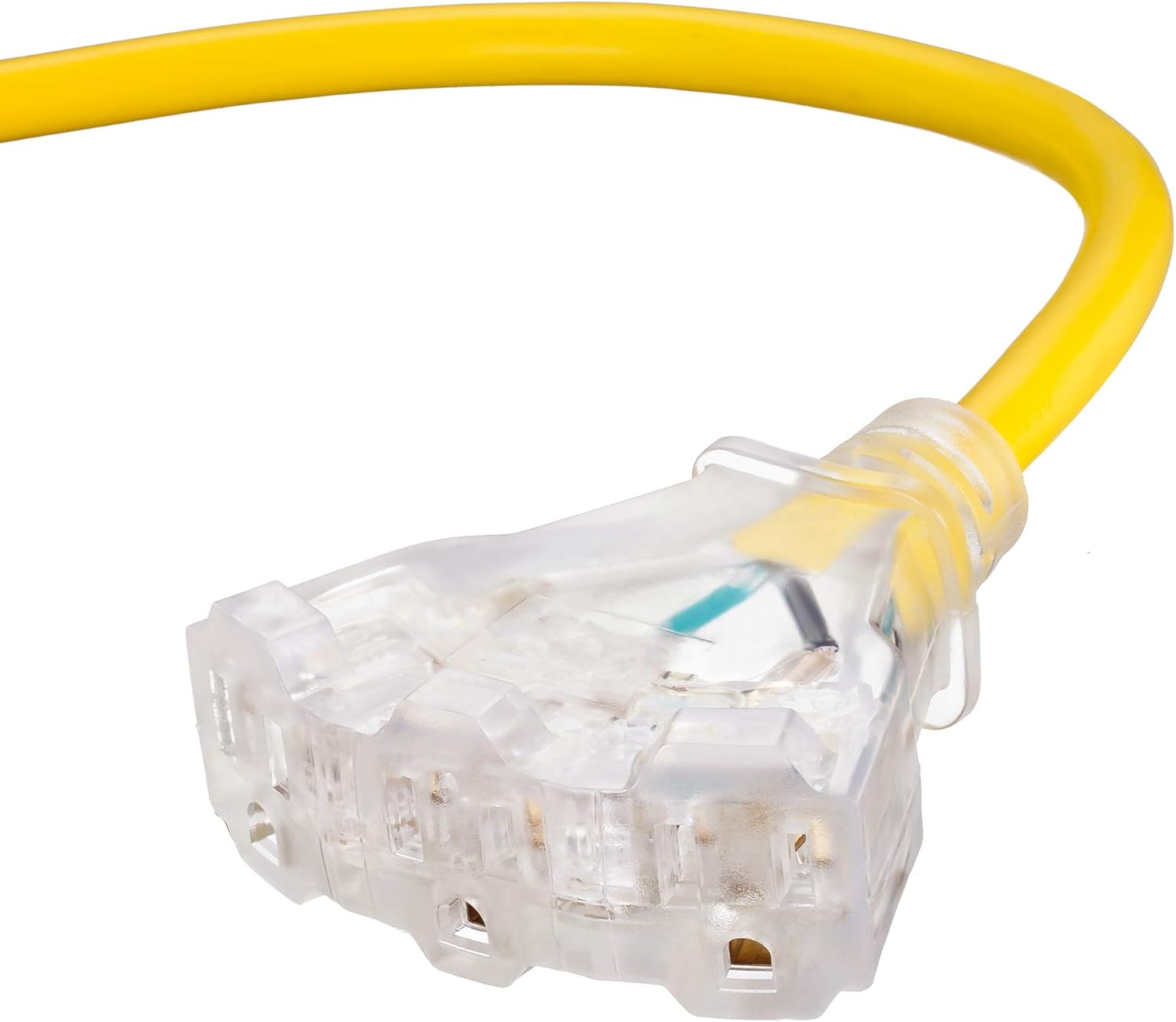 Best Promo Outdoor Extension Cord 20 ft,VCZHS UL Listed Heavy Duty Extension Cord 12 Gauge Extension Cord Outdoor SJTW Lighted Triple Outlet Extension Cord 12AWG 15 Amp,1875 Watts,12/3 Extension Cord 3 prong Review Outdoor Extension Cord 20 ft,VCZHS UL Listed Heavy Duty Extension Cord 12 Gauge Extension Cord Outdoor SJTW Lighted Triple Outlet Extension Cord 12AWG 15 Amp,1875 Watts,12/3 Extension Cord 3 prong