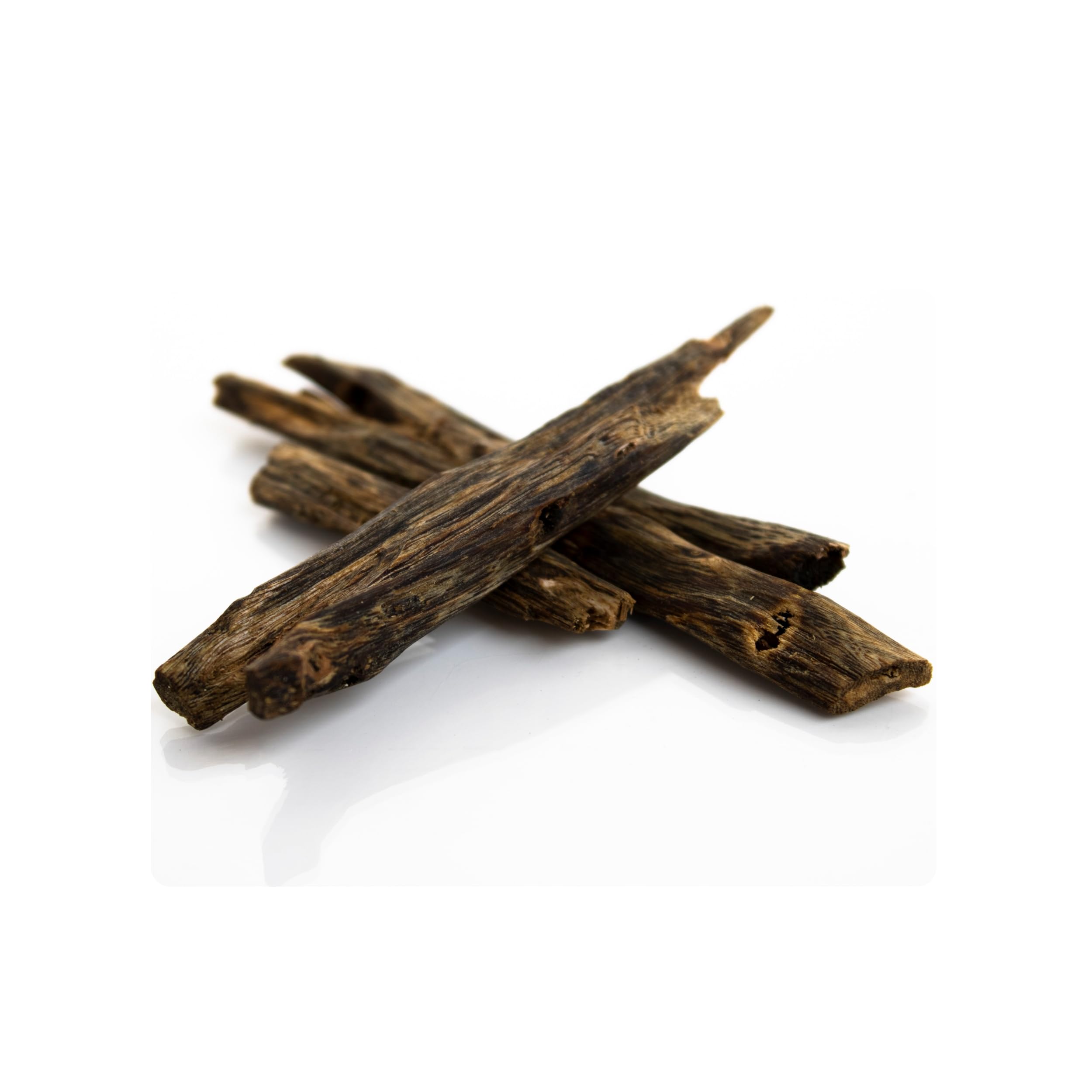 Ercao Chinese Kyara Agarwood Incense (Qinan Oud Incense) - Premium Natural Agarwood for Home Fragrance & Luxury Gifts (30g - Medium Grade+ - Long Strips)
