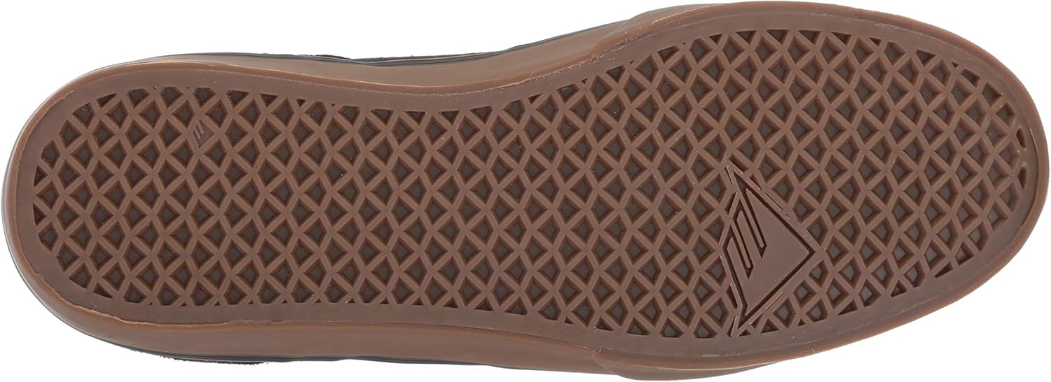 Emerica Men's The Reynolds Low Vulc Skate Shoe 6 Medium US Dark Grey/Black/Gum