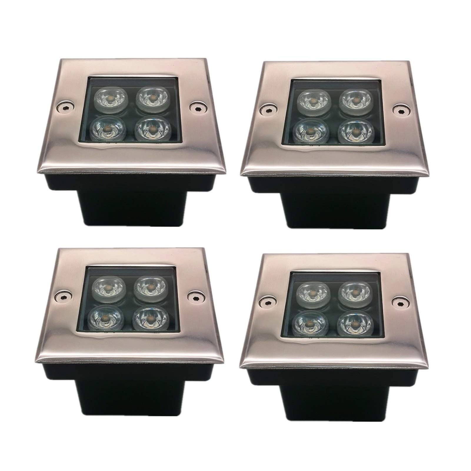 Spot LED Encastrable Extérieur Jardin Éclairage Intégré Imperméable Souterrain - 8