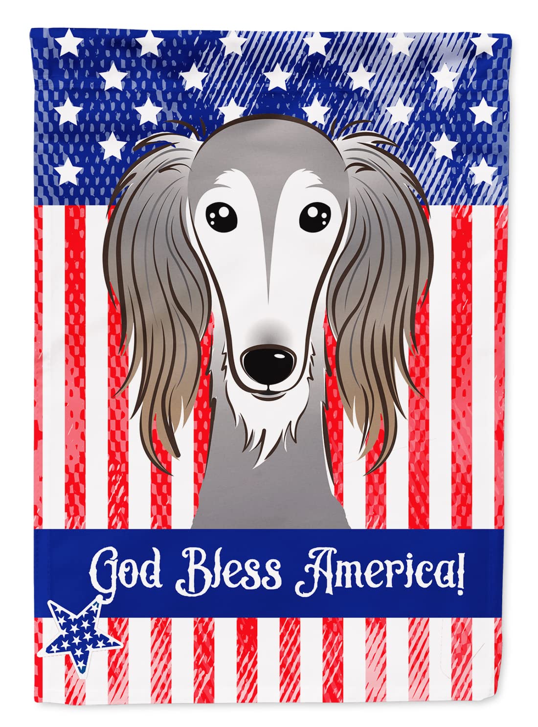 Caroline 's Treasures bb2159gf Saluki Garten Flagge, klein, multicolor
