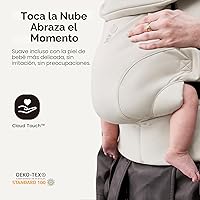 Vista 2 de Bc Babycare CocoonGo Portabebés – Portabebés CloudTouch Suave y Ergonómico para 7–44 libras Fácil de Usar, Ajuste Ajustable, Listo para Viajar