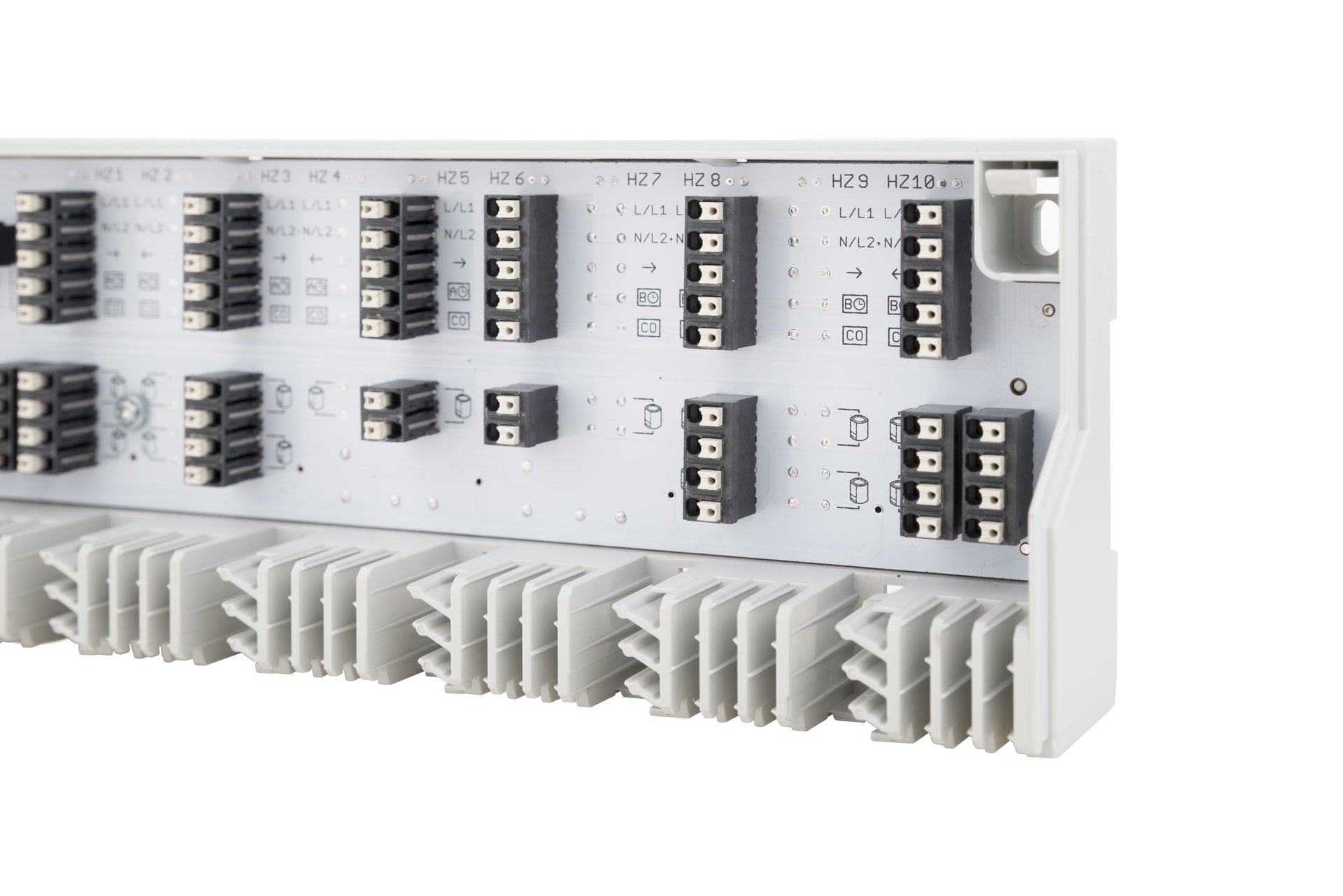 Möhlenhoff Alpha-Basis direct 230V/24V Hochwertige Klemm-Einstellstange für 6 Thermostate und 15 Stellantriebe