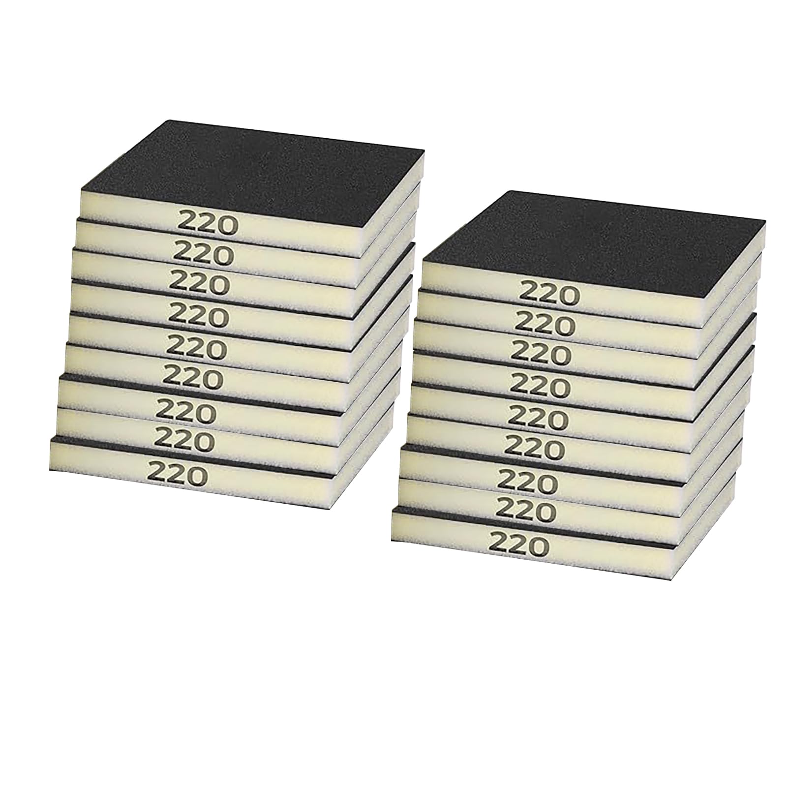 18pcs Multipurpose Sanding Sponges Set Grits Portable For Wet And Dry Sanding Pad For Wood Metal Finishing