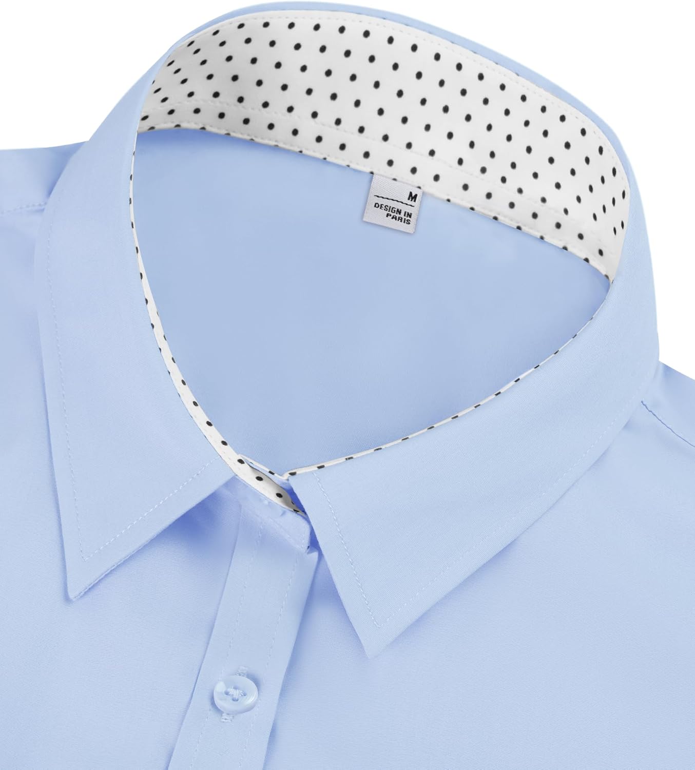 siliteelon Button Down Shirts for Women Dress Shirts Cotton Long Sleeve Shirt for Women Wrinkle Free Stretch Work Blouse - Image 3