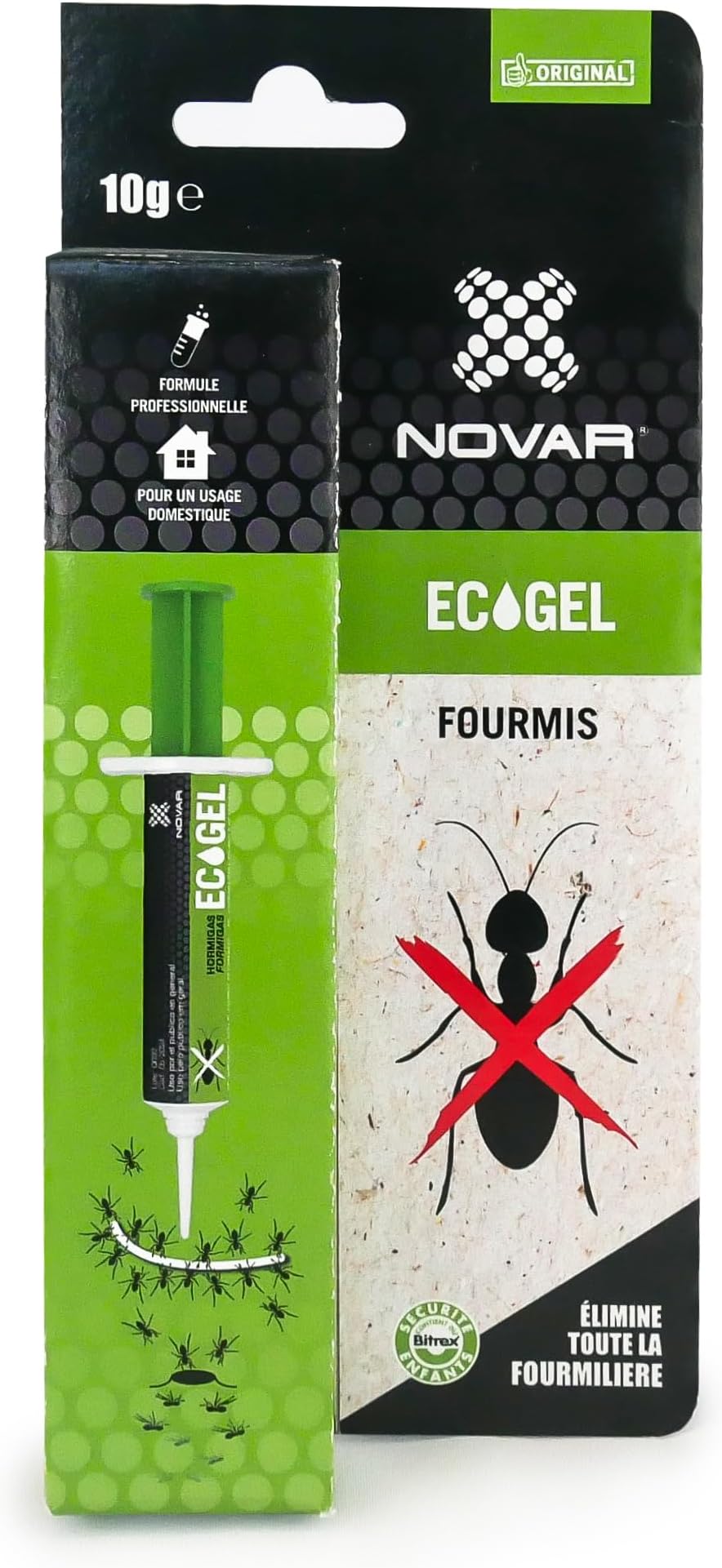 FERTILIGENE NATUREN NF75 Pulvérisateur Anti-Fourmis 750 Ml - Détruit Fourmilières Barrière Protectrice Extérieur Fabriqué En France