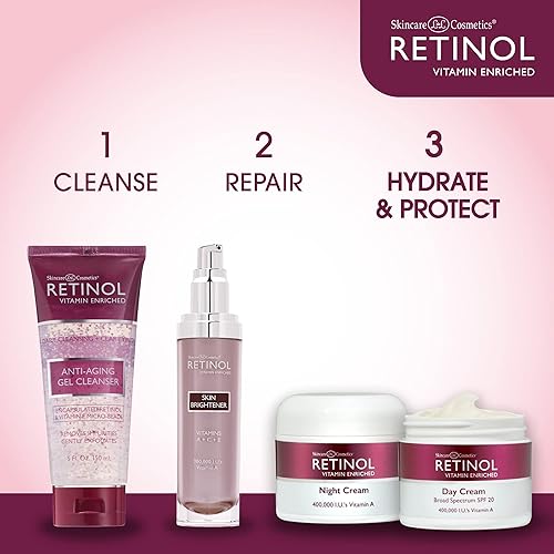 Miniatura 5 de Retinol LIVAURA Crema de noche y crema de día enriquecida con vitaminas, tu dúo de cuidado de la piel de 24 horas que trabaja día y noche para darte