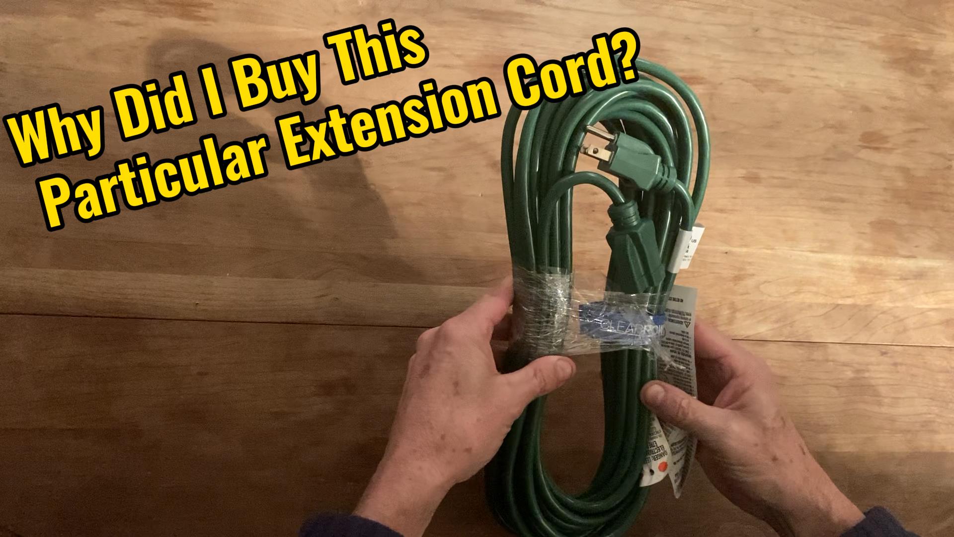 Watch 35 Ft Clear Power OutDoor Extension Cord - Review on Amazon Live