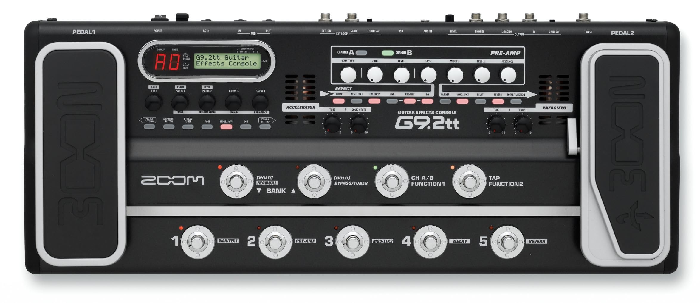 ZOOM G9.2tt「ケース、アダプター付き」 zoom g9.2tt （ズーム） マルチエフェクターハードケース付き