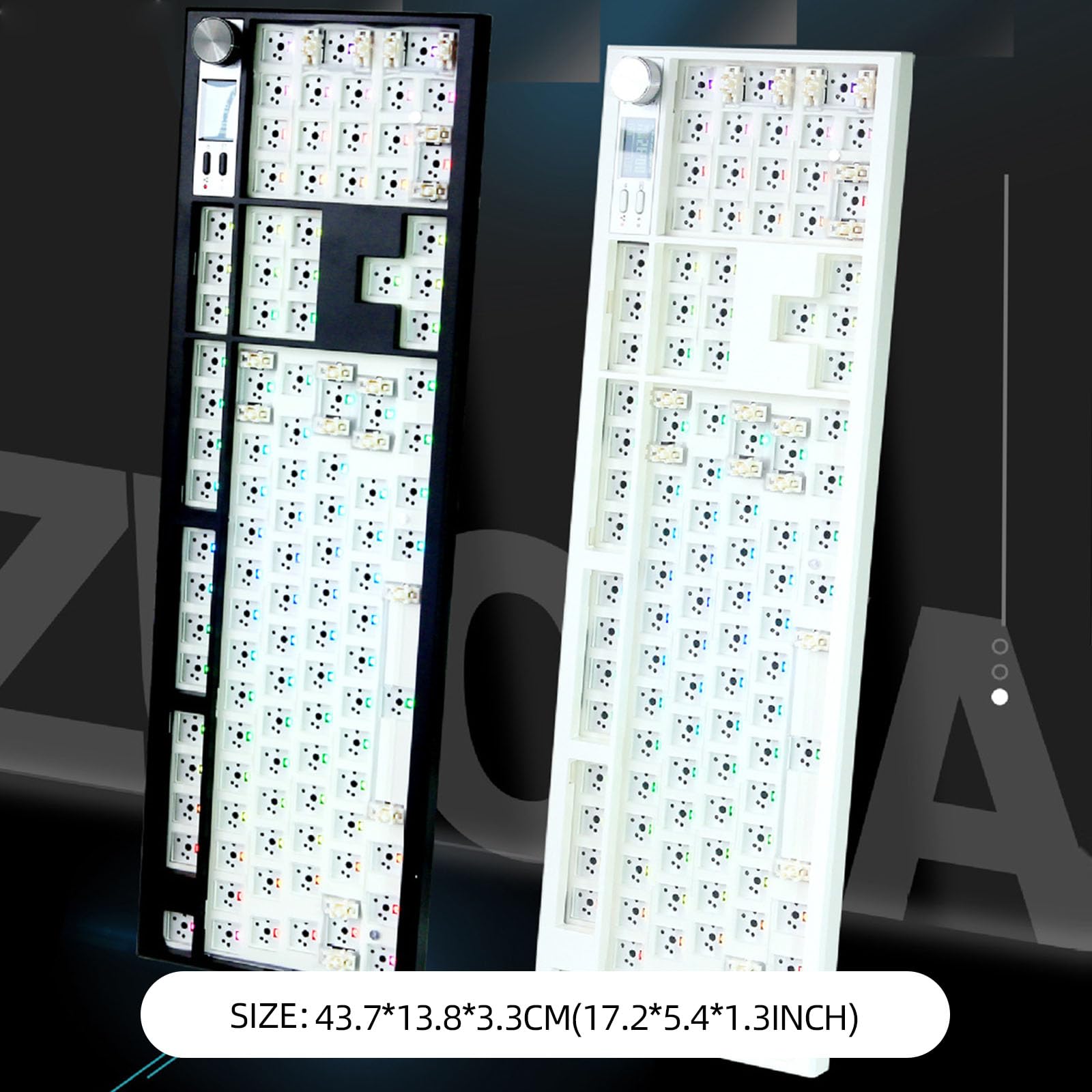 Clavier mécanique GMK104 2, 4 GHz avec écran et Bouton