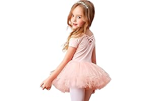 Enchanting Fly Short-Sleeve Tutu Leotard: A Dancewear Dream for Little Ballerinas
