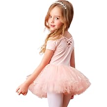 MdnMd Fly Short Sleeve Lace Dance Ballet