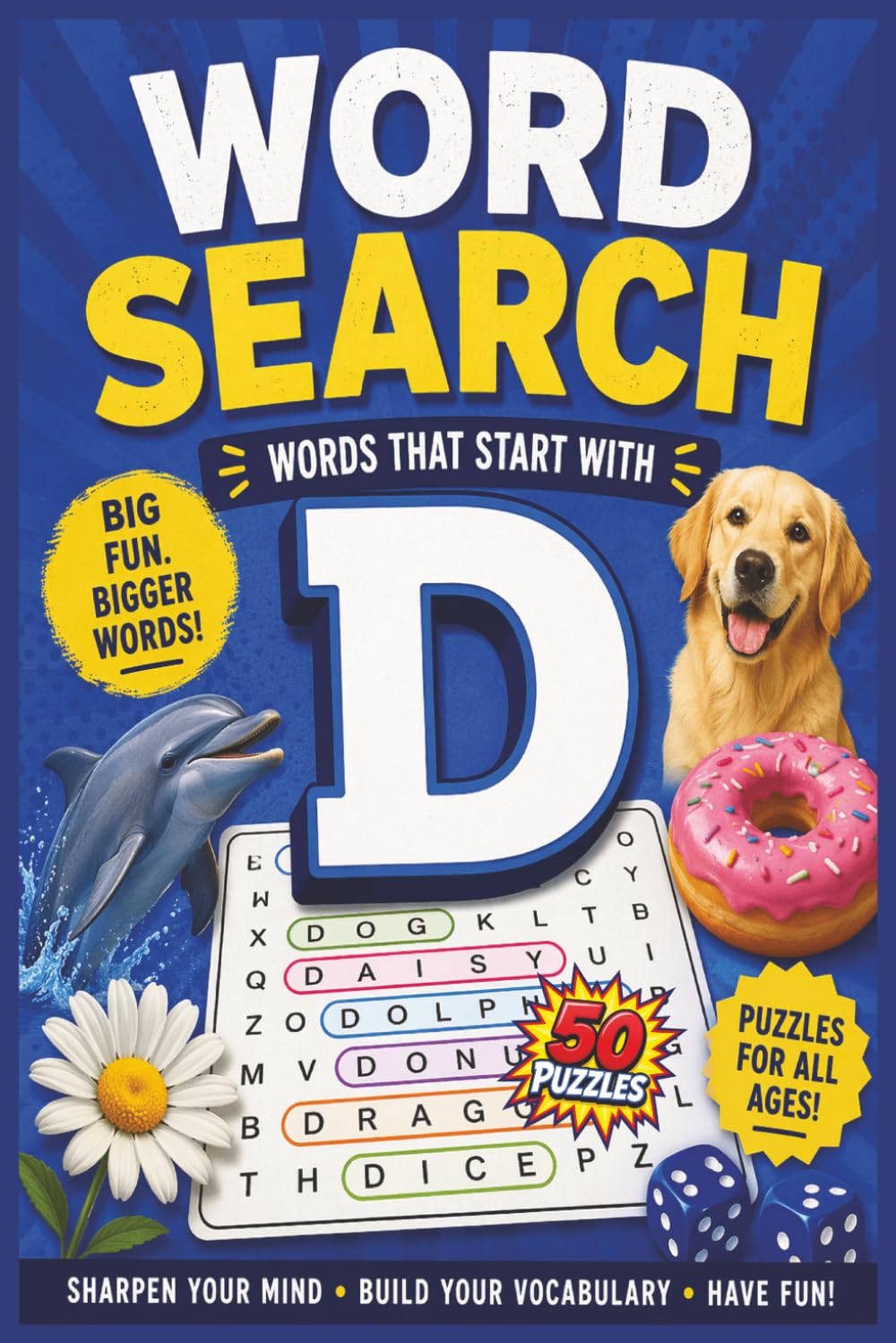 Letter D Word Search: Discover 1000 Words That Start With D
