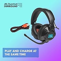 Vista 5 de JBL Quantum 610 Auriculares inalámbricos supraaurales para videojuegos