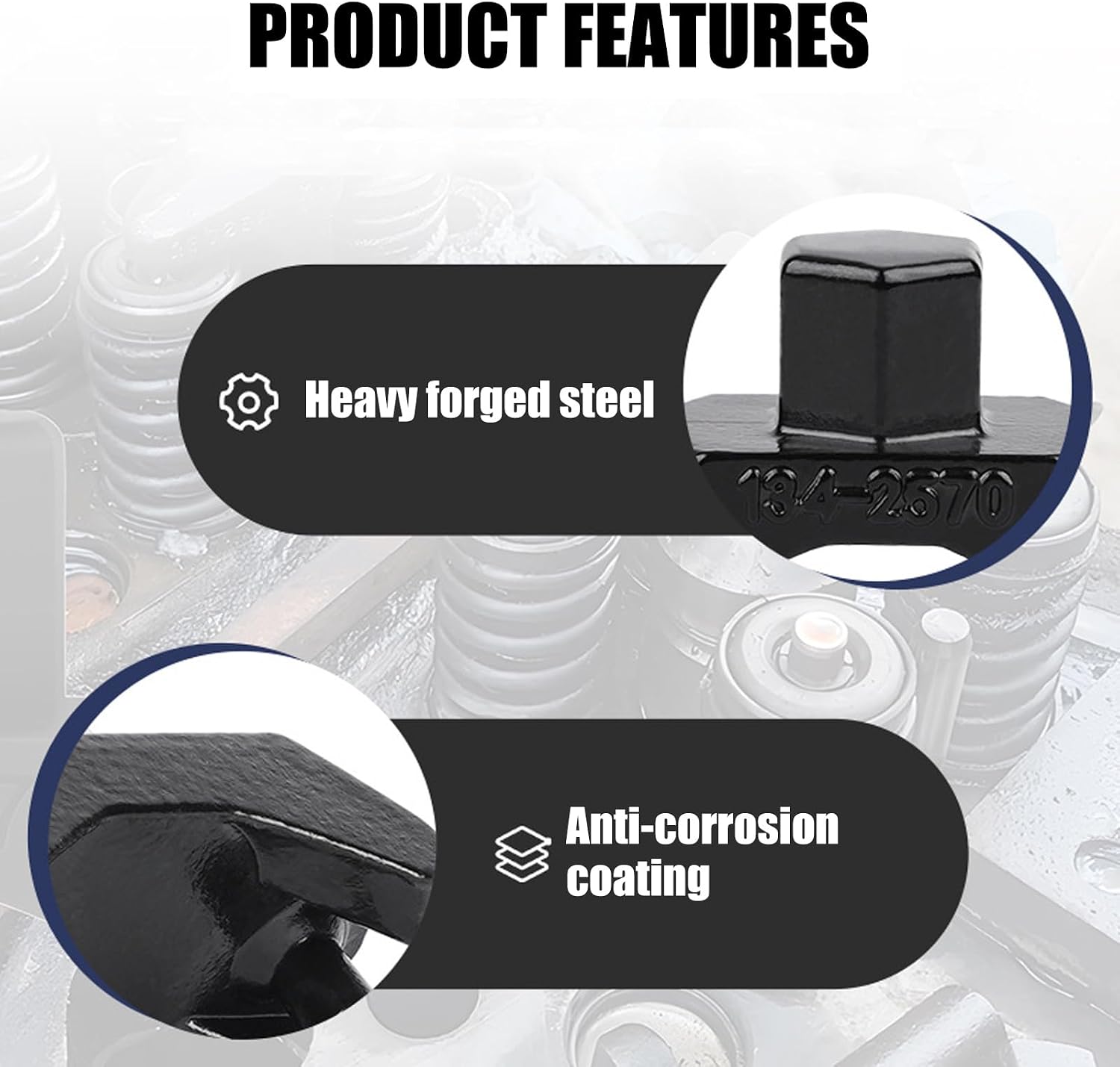 High Strength Fuels Sprays Nozzle Holder Wrench Tool Iron Suitable for 3406B 3406C 3408 3408B & 3412 Engines