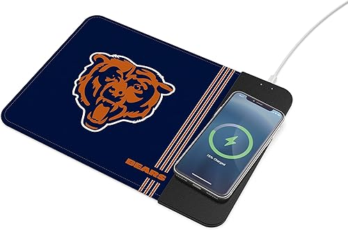 Vista 55 de SOAR Alfombrilla de mouse de carga inalámbrica NFL