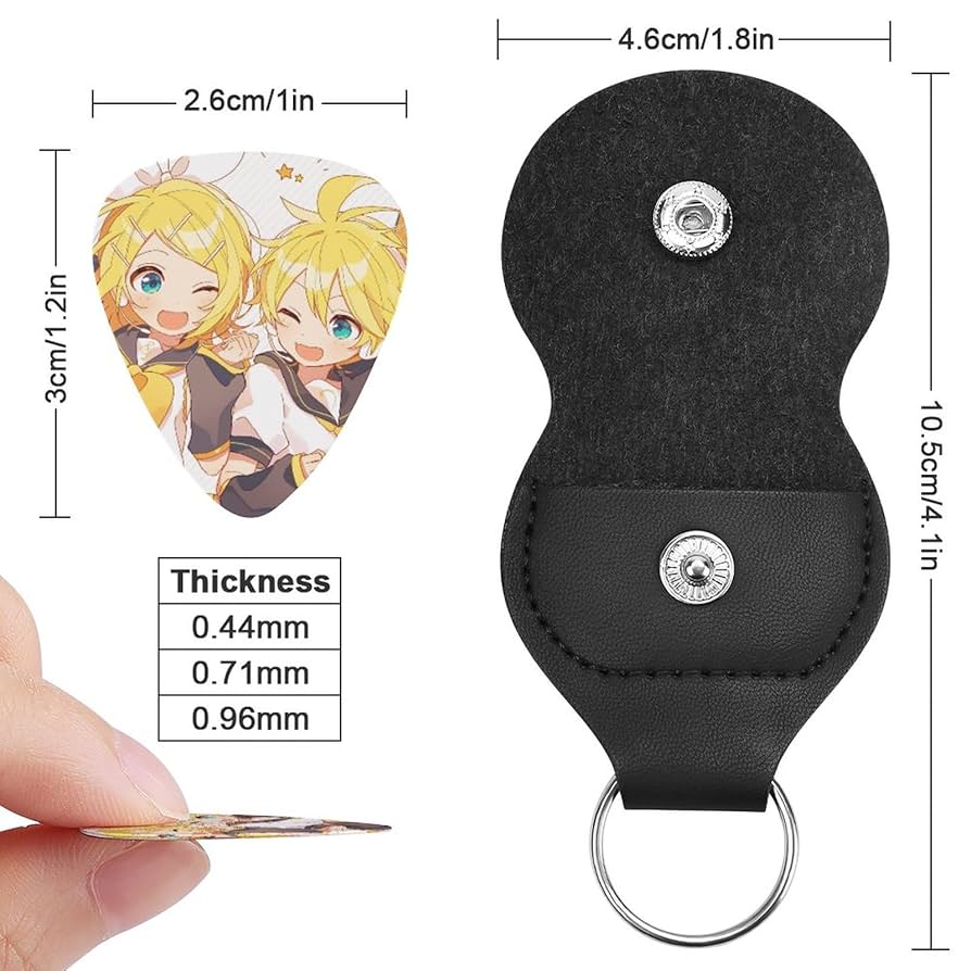 Amazon | ギター ピック 鏡音レン 鏡音リン VTuber ギターぴっく