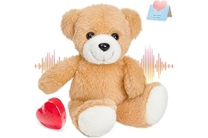 12" Talking Bear Heartbeat Teddy Voice Recorder Plush