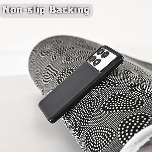 Miniatura 5 de Anybar Tapete de baño y tapete de baño de 16 x 24 pulgadas, tapete de franela de felpa antideslizante y absorbente, tapetes de baño suaves y