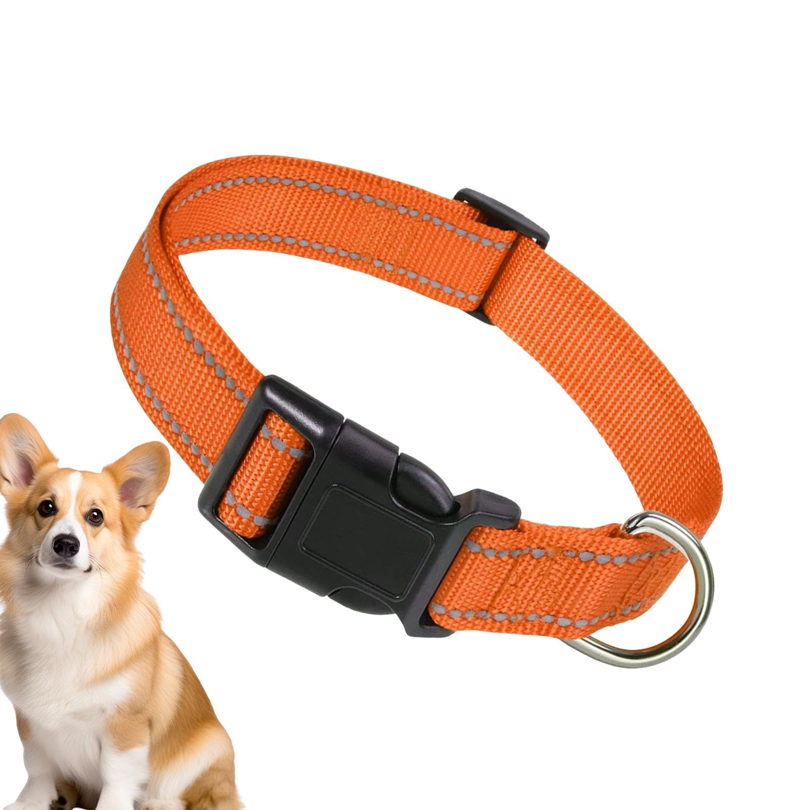 Amazon | 反射犬首輪、ペット反射首輪 | 反射ペット首輪,中型犬用の 