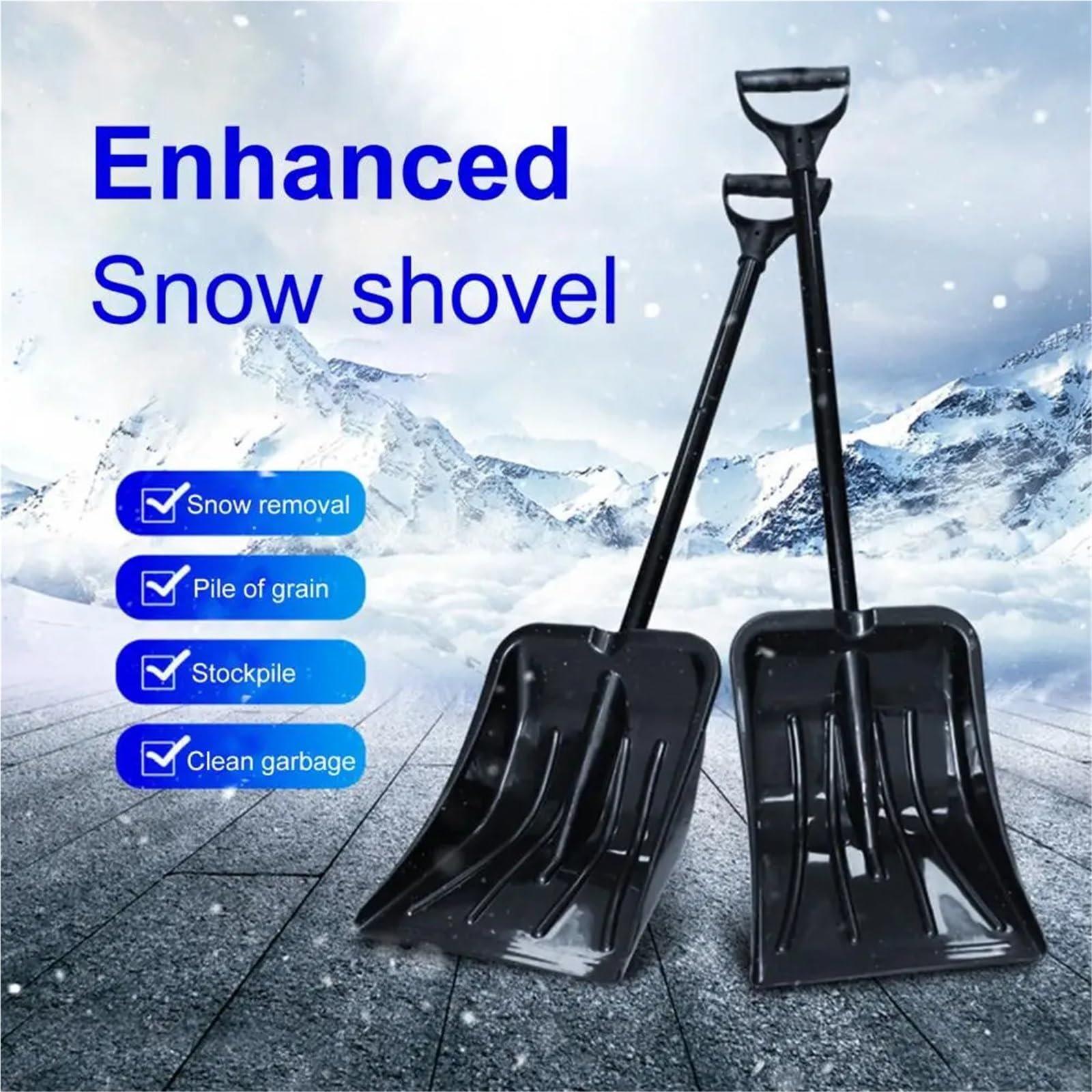 96 * 25cm Schnee Schaufel Rost-Proof Metall Auto Aluminium Legierung Tragbare Camping Ausrüstung for Outdoor