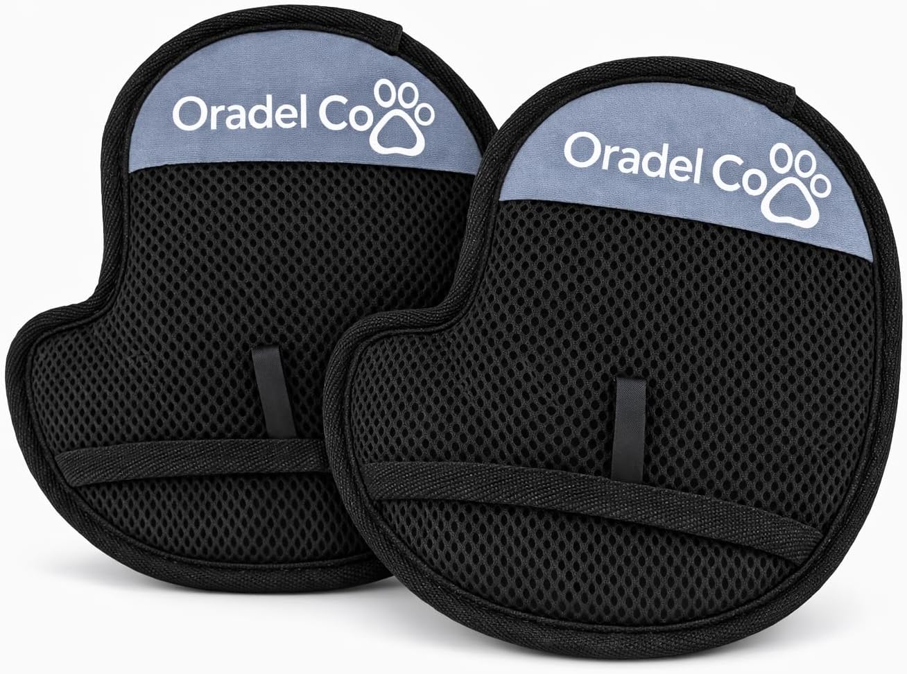 Pet Hair Removal Gloves 2 Pack – Dog & Cat Grooming Mitt for Deshedding Fur – Reusable Pet Hair & Fur Remover for Furniture & Clothes – Bathing & Shampoo Massage Tool