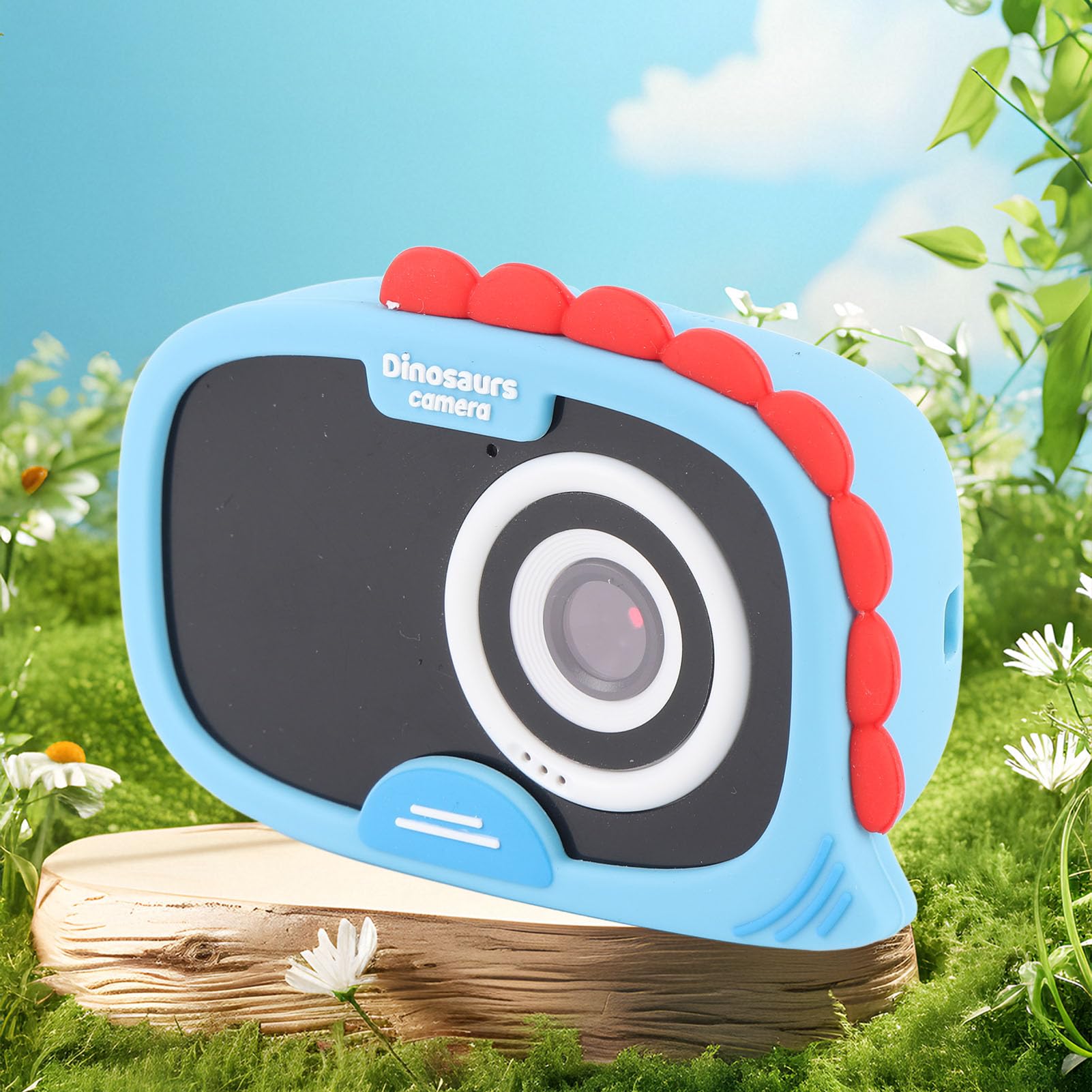 Cámara Submarina, 12 MP 750 MAh Batería Compacta Cámara Pequeña para la Playa (Blue)