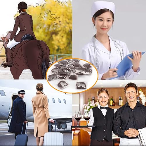 Miniatura 7 de 20 redes para el cabello para mujer, redes invisibles para el cabello con borde elástico (café)