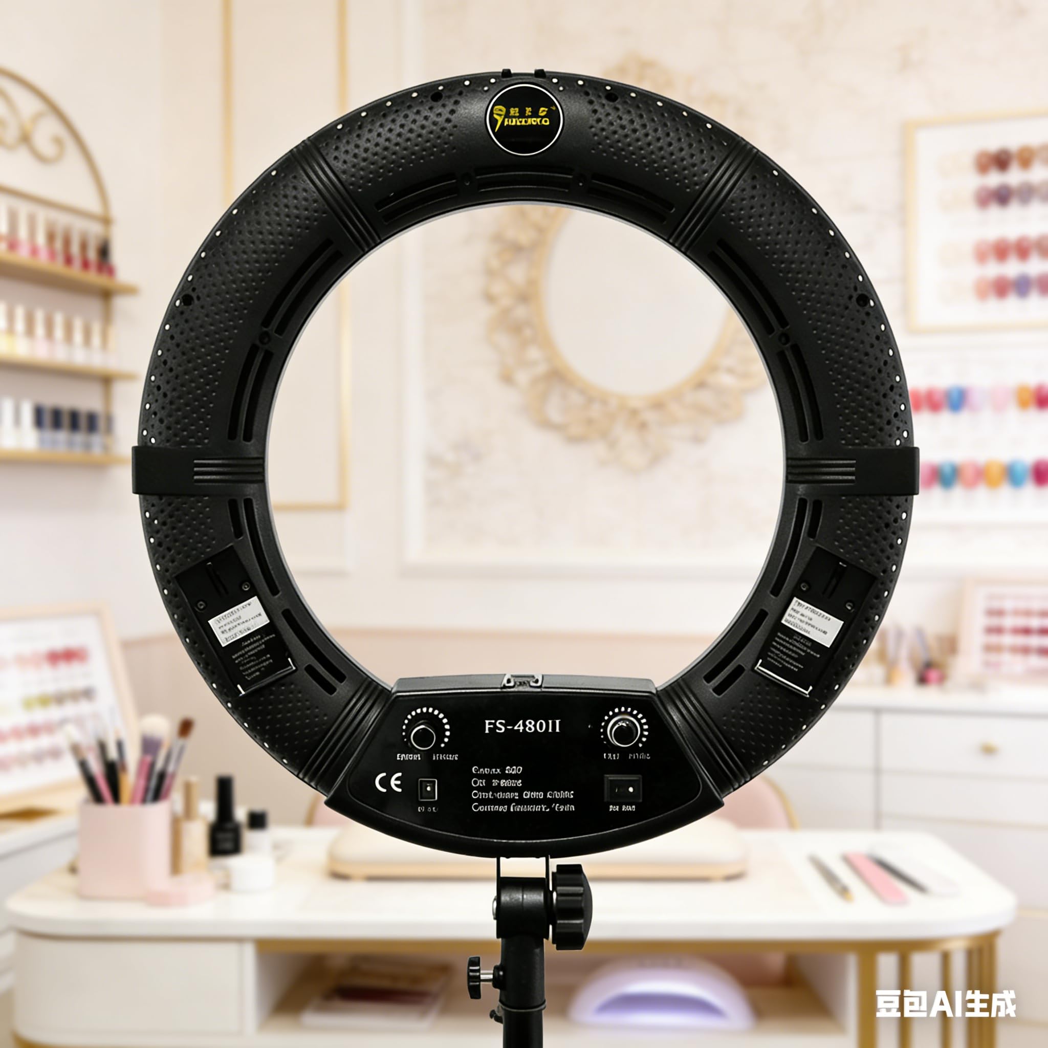 Caméra bi-Couleur 18 Pouces FS-480II 5500K Photo/Studio/Téléphone/Vidéo Lampe LED 18 '' 480 LED avec trépied 2M + Trousse de Rangement