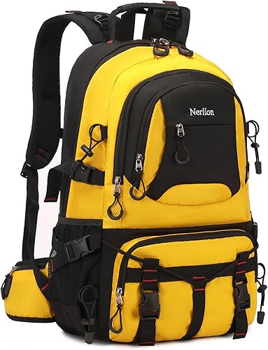 Nerlion - Mochila de senderismo de 40 litros para hombres y mujeres, para campamento, impermeable, al aire libre, senderismo, mochila ligera,