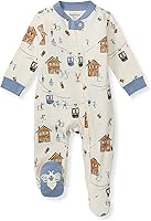 Vista 258 de Burt's Bees Baby - Pijama de una pieza para bebé, mameluco para dormir y jugar, algodón 100% orgánico, cremallera frontal Guitarra acústica.