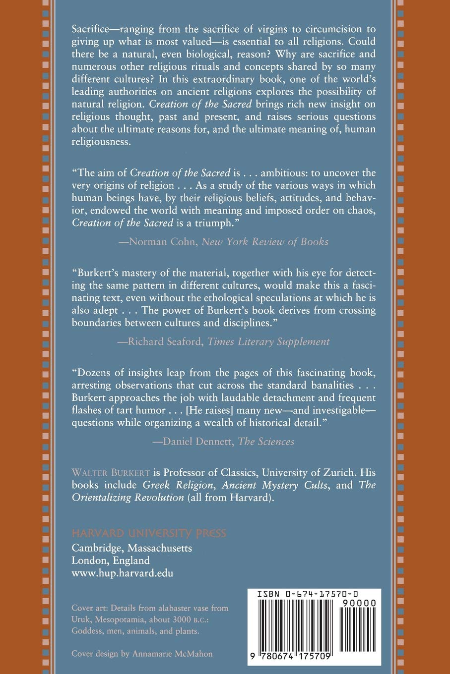 Creation of the Sacred: Tracks of Biology in Early Religions