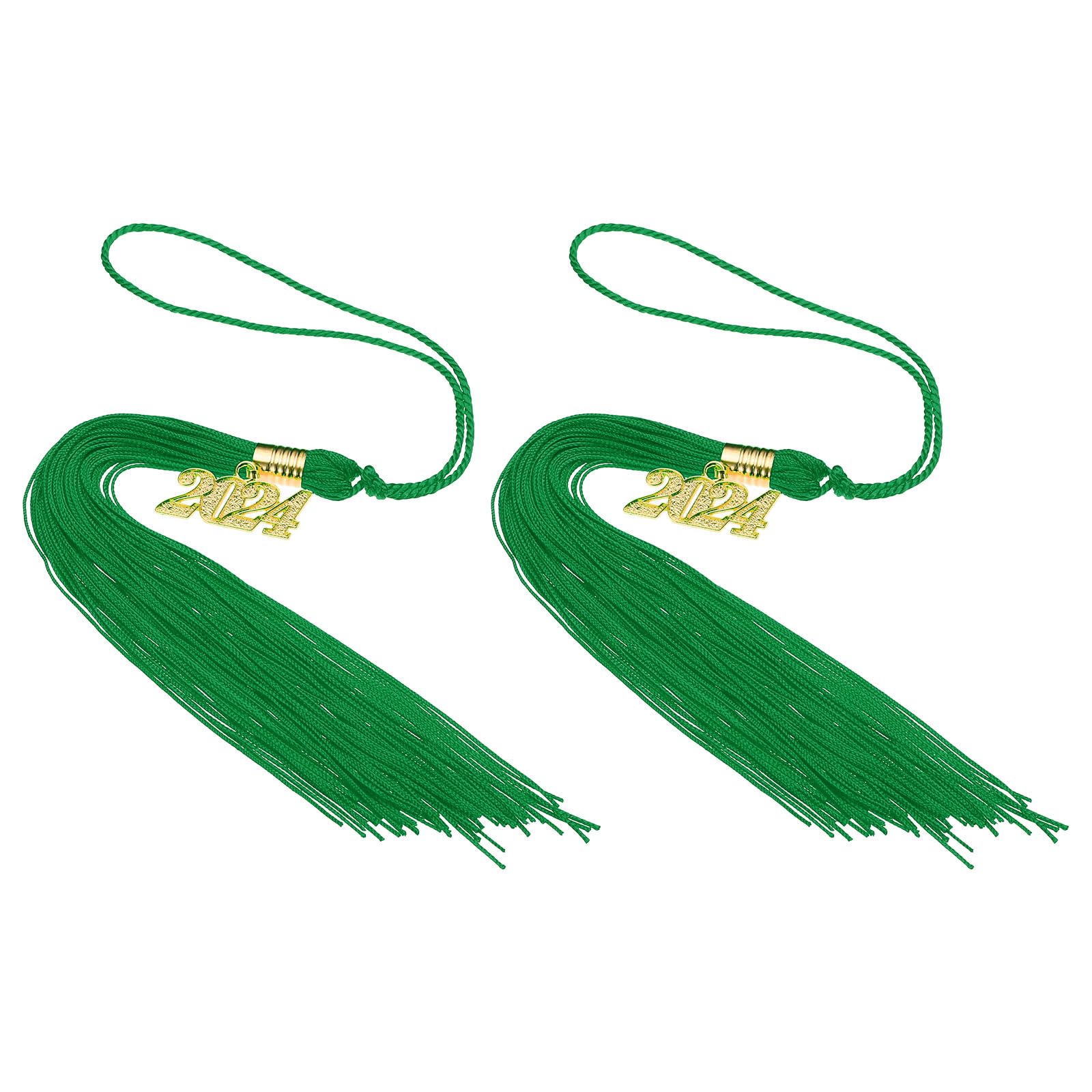 PATIKIL 2 Pcs Graduation Tassel with 2024 Gold Charm