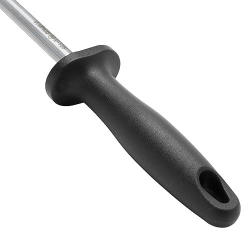 Miniatura 3 de WINCO Heavy-Duty Steel Knife Sharpening Steel Honing Rod, 12-Inch