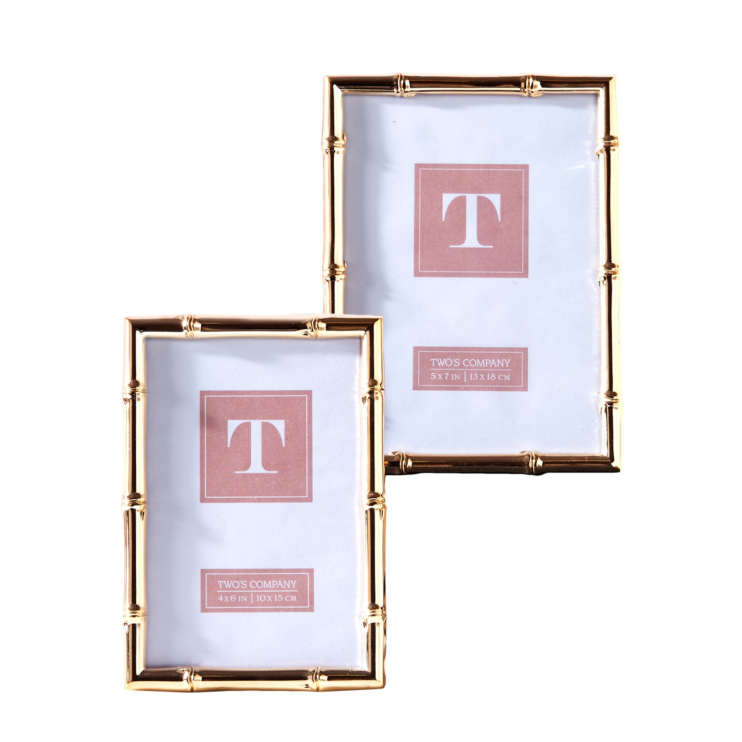 Two's Company 51446EA S/2 Rose Gold Photo Frames Amazon.in Home